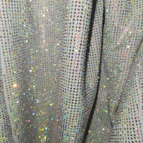 NEW Akira Full Rhinestone Blue Pants- SIZE Medium FREE SHIP - Picture 1 of 10